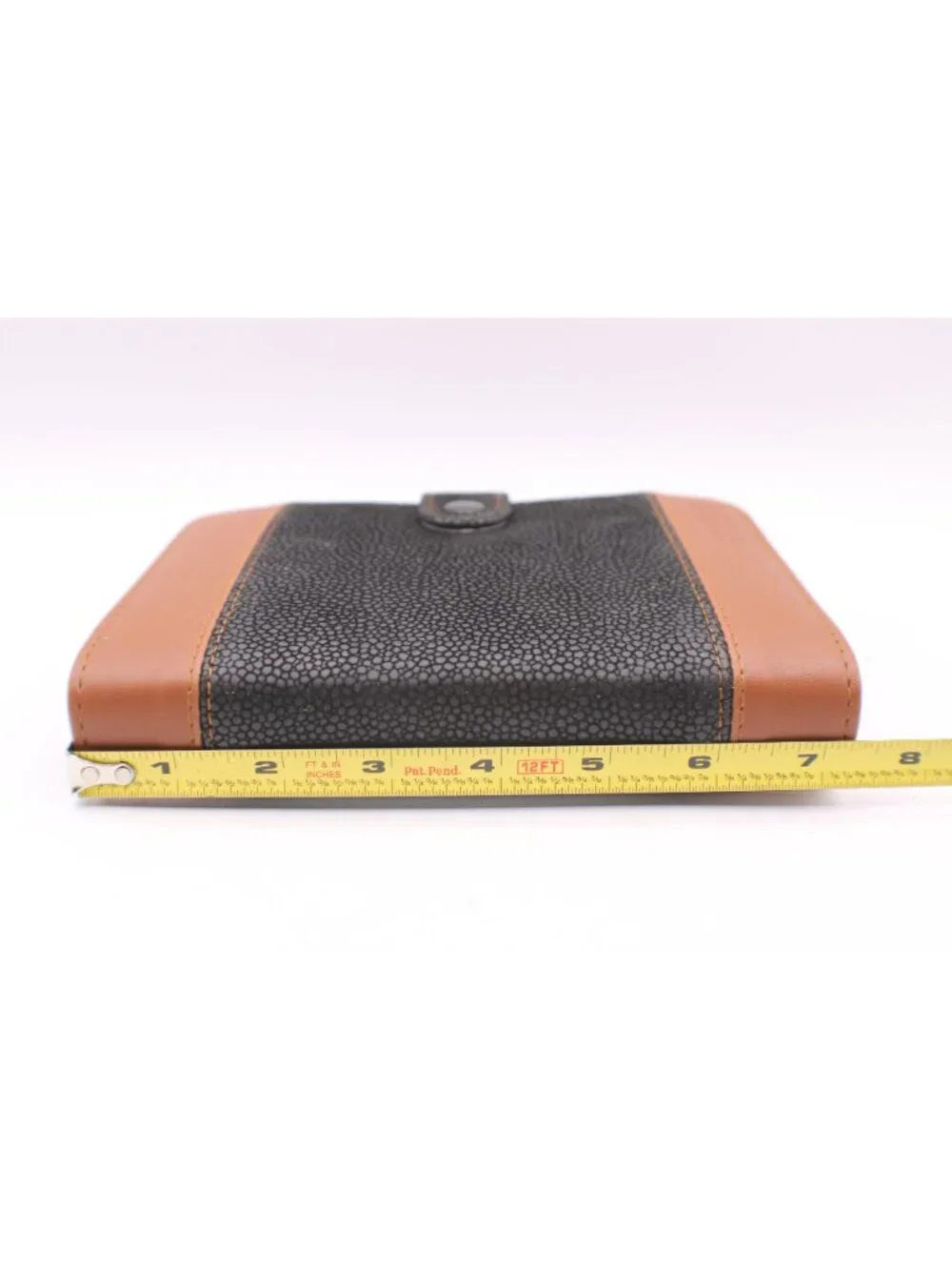 Power Planner Two-Tone Agenda Organizer Calculator Card Slots Notepad Pen ID Vtg
